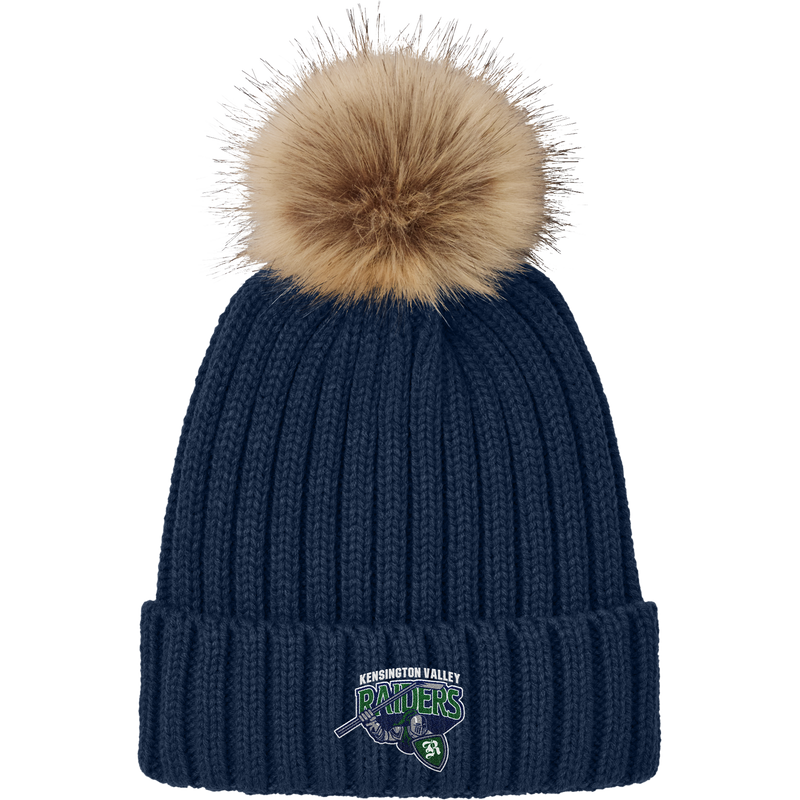 Kensington Valley Raiders Faux Fur Pom Beanie