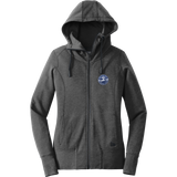NYC Hockey Club New Era Ladies Tri-Blend Fleece Full-Zip Hoodie