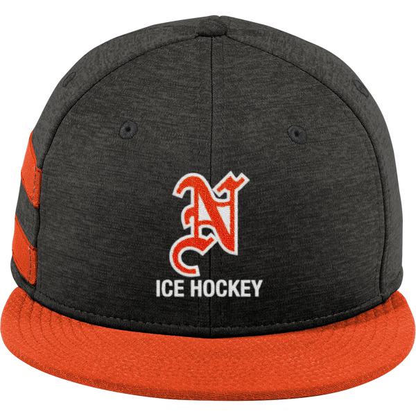 Midd North Hockey New Era Shadow Heather Striped Flat Bill Snapback Cap