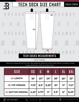 Orange County West Sublimated Tech Socks