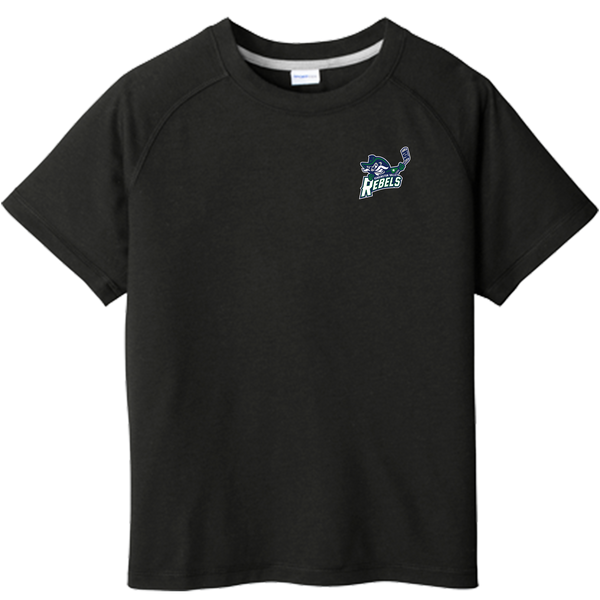 Kensington Valley Rebels Youth PosiCharge Tri-Blend Wicking Raglan Tee